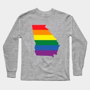 Georgia state LGBT Pride Long Sleeve T-Shirt